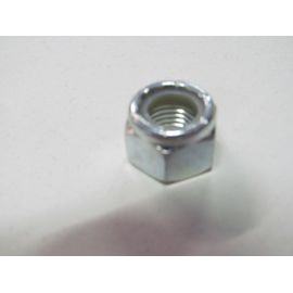Stop nut for mounting bracket leaf spring and wheel bearing